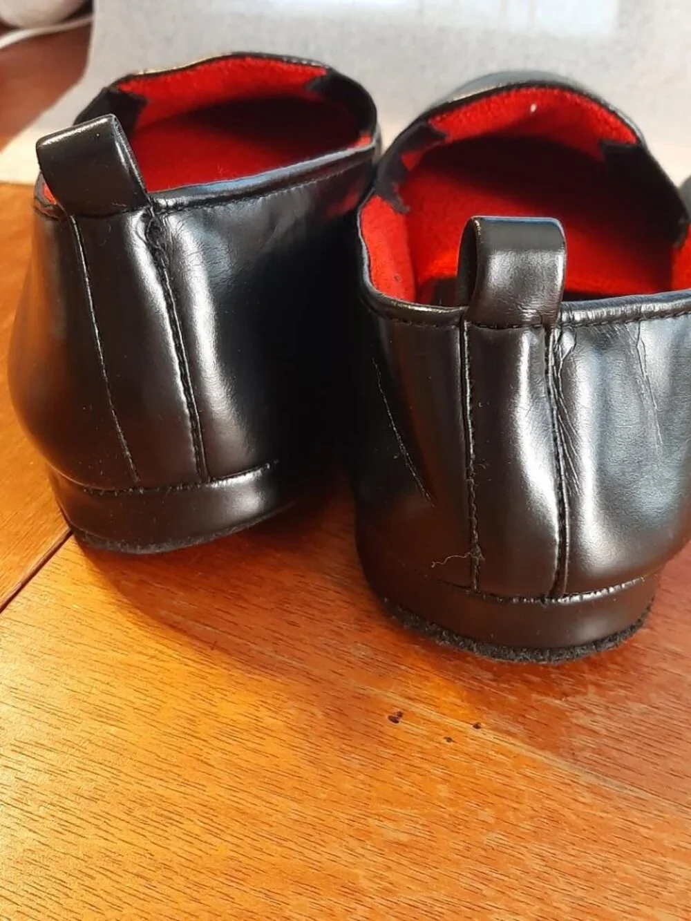 Vintage Oleg Cassini Slip On Loafers Black Size 10 M